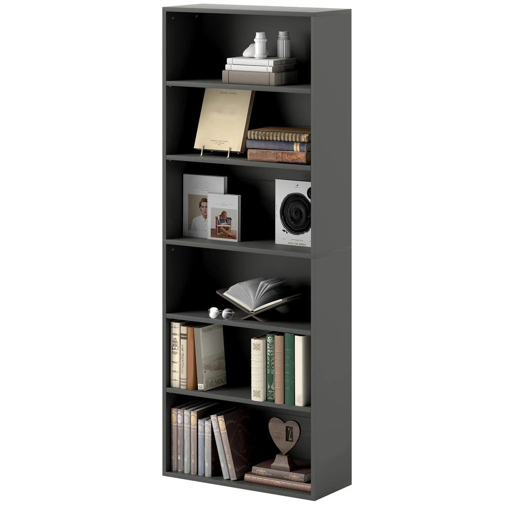HOMCOM Six Shelf Bookcase Additional View 11