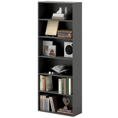 HOMCOM Six Shelf Bookcase Additional View 11