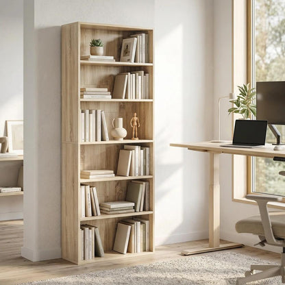 HOMCOM Six Shelf Bookcase Additional View 13