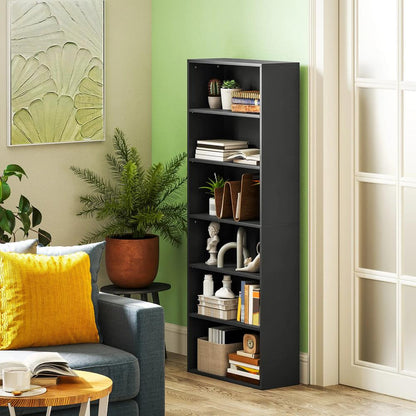 HOMCOM Six Shelf Bookcase Additional View 2