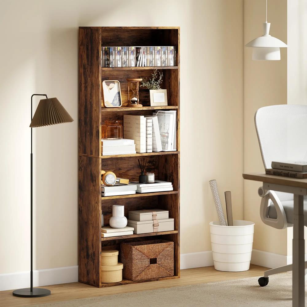 HOMCOM Six Shelf Bookcase Additional View 26