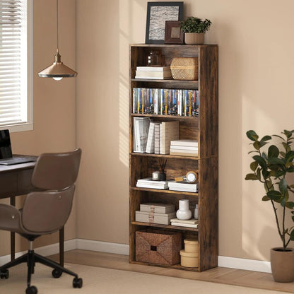 HOMCOM Six Shelf Bookcase Additional View 31