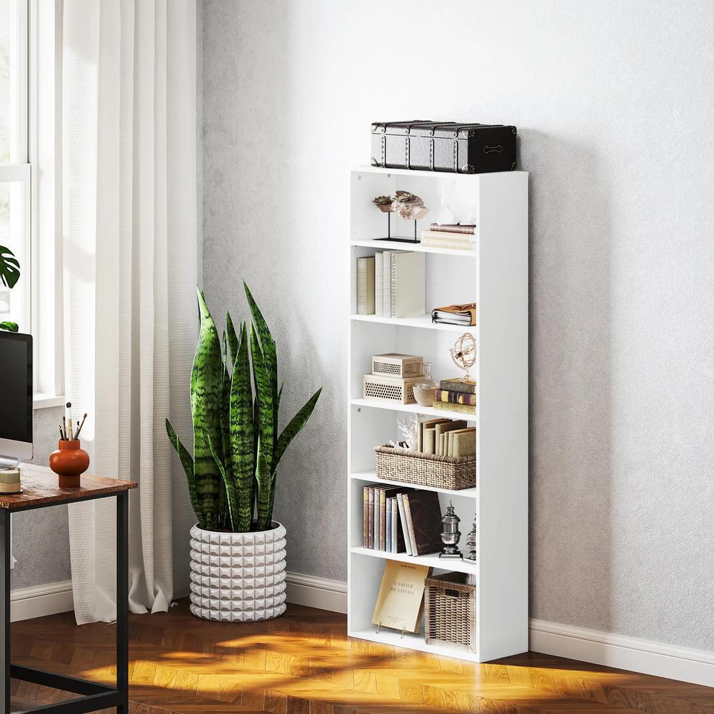 HOMCOM Six Shelf Bookcase Additional View 45