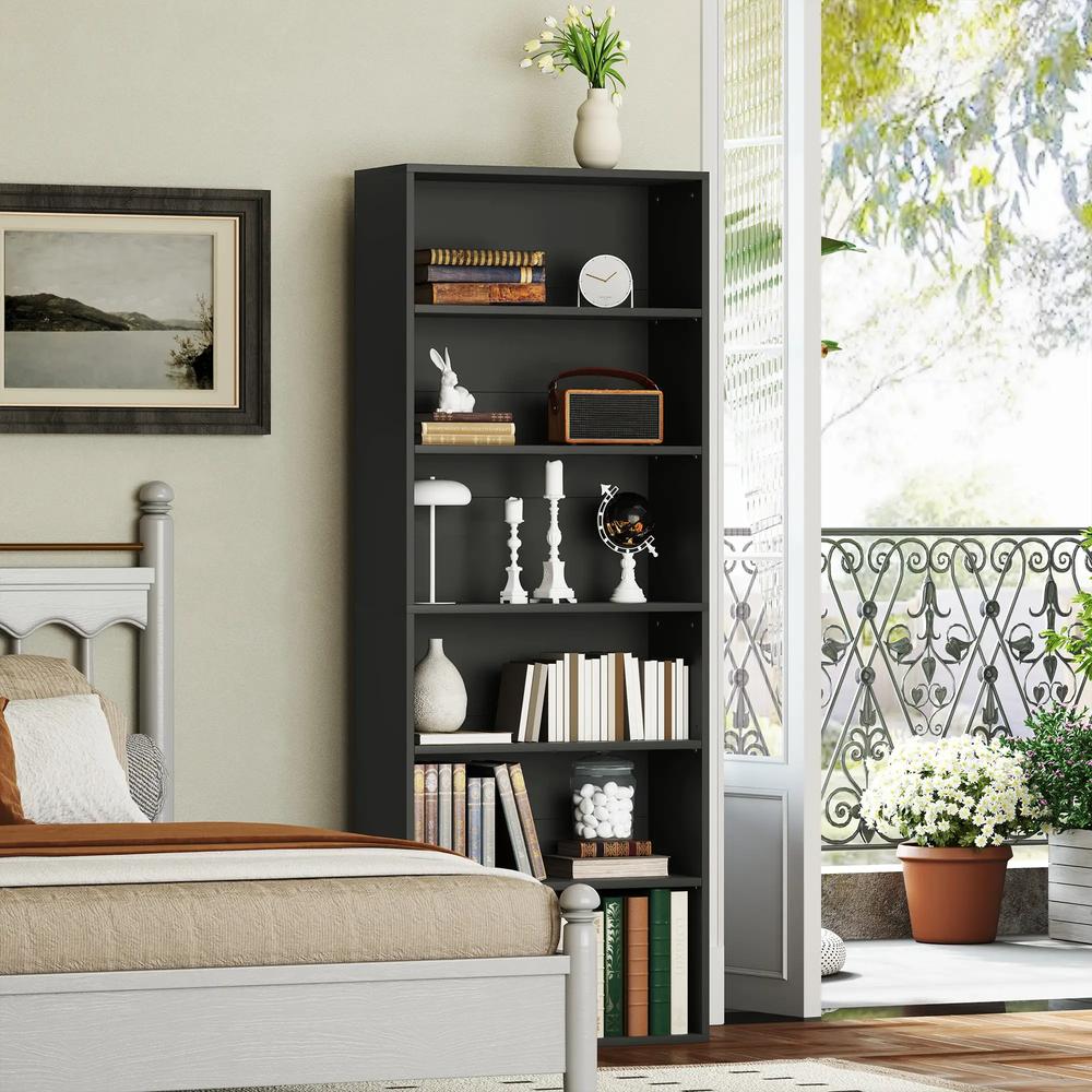 HOMCOM Six Shelf Bookcase Additional View 7
