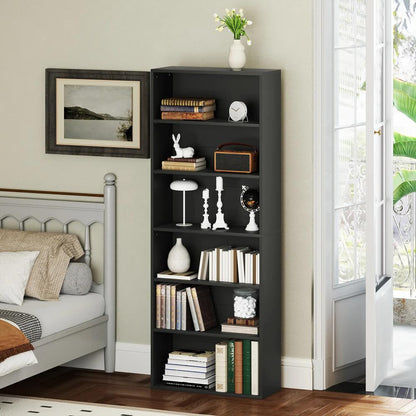 HOMCOM Six Shelf Bookcase Additional View 8
