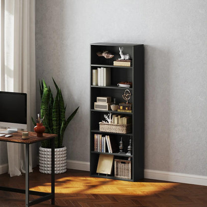 HOMCOM Six Shelf Bookcase Additional View 10