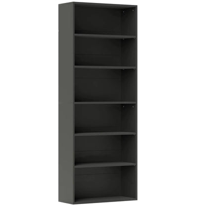 HOMCOM Six Shelf Bookcase