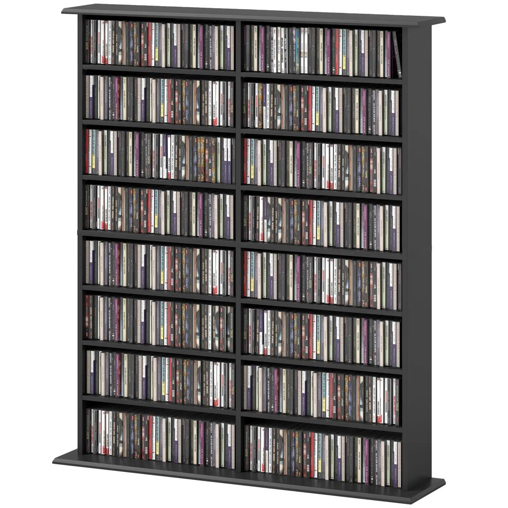 HOMCOM 16-Compartment Media Shelf Additional View 11