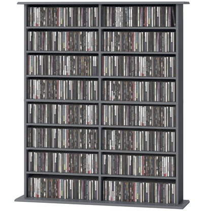 HOMCOM 16-Compartment Media Shelf Additional View 22
