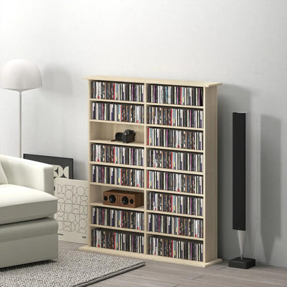 HOMCOM 16-Compartment Media Shelf Additional View 24