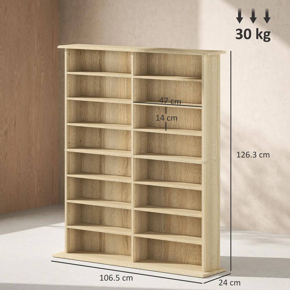 HOMCOM 16-Compartment Media Shelf Additional View 25