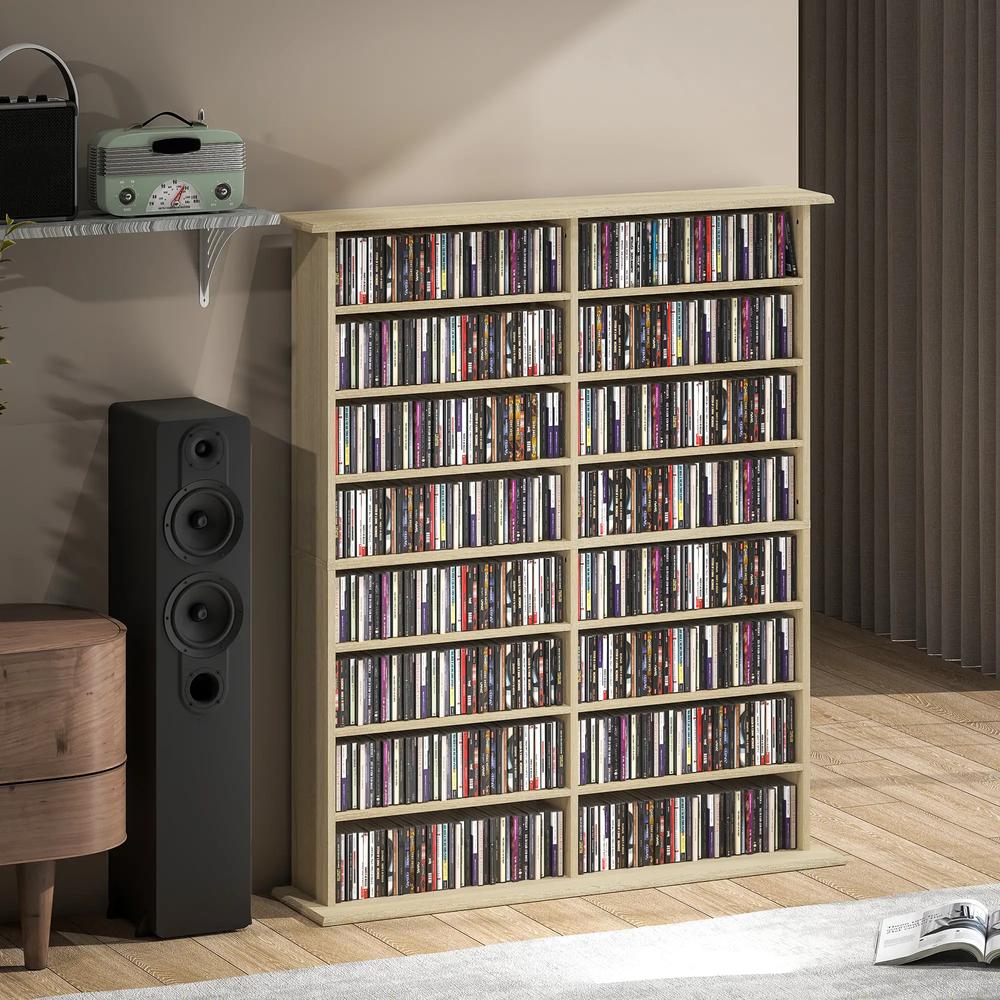 HOMCOM 16-Compartment Media Shelf Additional View 31