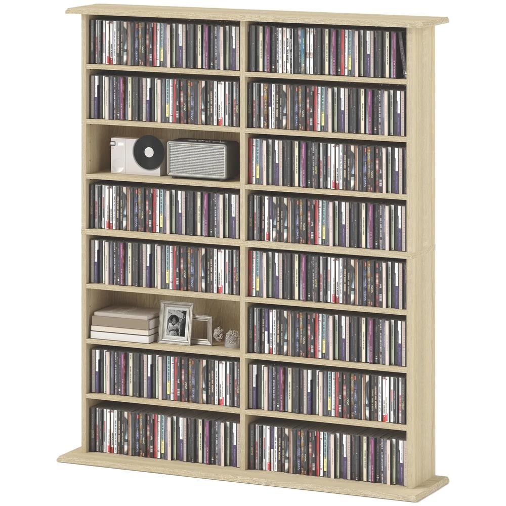 HOMCOM 16-Compartment Media Shelf Additional View 33