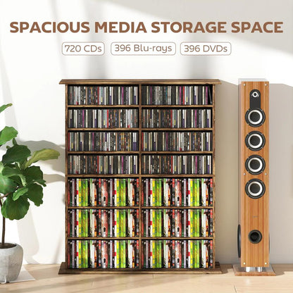 HOMCOM 16-Compartment Media Shelf Additional View 37