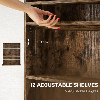 HOMCOM 16-Compartment Media Shelf Additional View 38