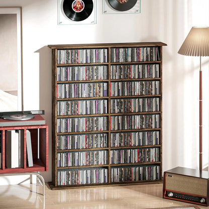 HOMCOM 16-Compartment Media Shelf Additional View 43