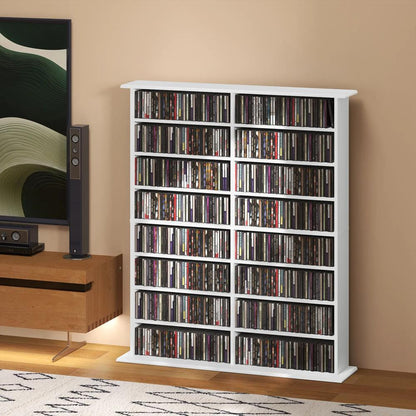 HOMCOM 16-Compartment Media Shelf Additional View 46