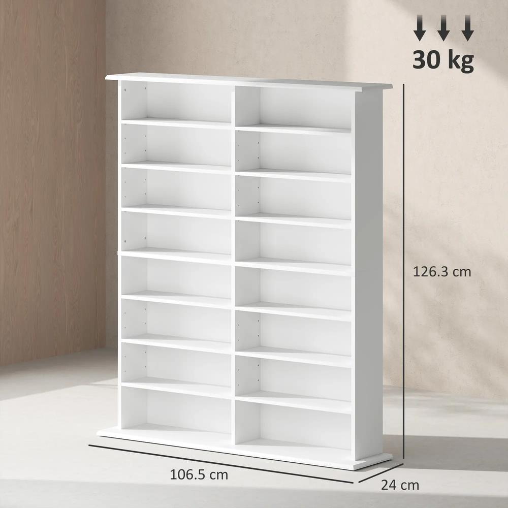 HOMCOM 16-Compartment Media Shelf Additional View 47