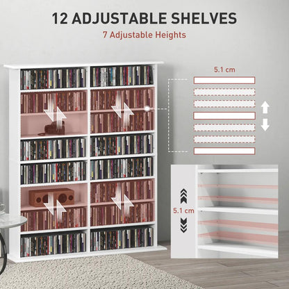 HOMCOM 16-Compartment Media Shelf Additional View 49