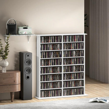 HOMCOM 16-Compartment Media Shelf Additional View 53