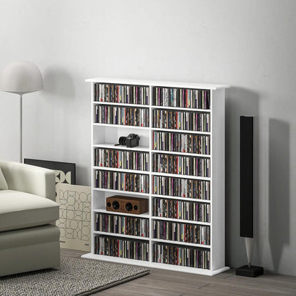 HOMCOM 16-Compartment Media Shelf Additional View 54