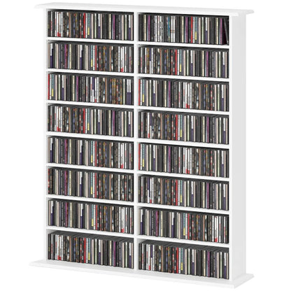 HOMCOM 16-Compartment Media Shelf Additional View 55
