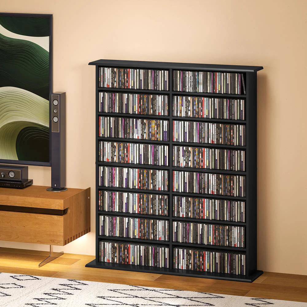HOMCOM 16-Compartment Media Shelf Additional View 10