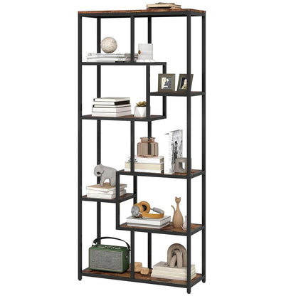 HOMCOM Seven-Tier Geometric Bookcase Additional View 11