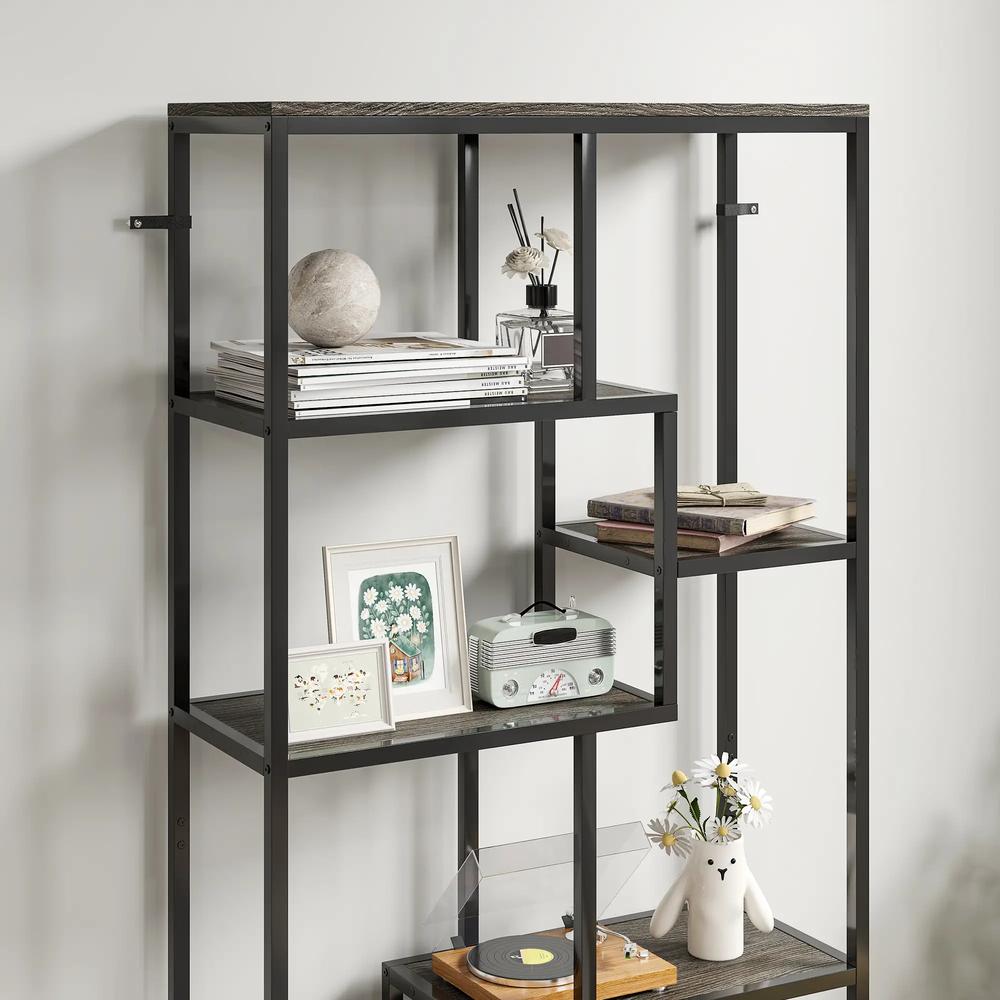 HOMCOM Seven-Tier Geometric Bookcase Additional View 20