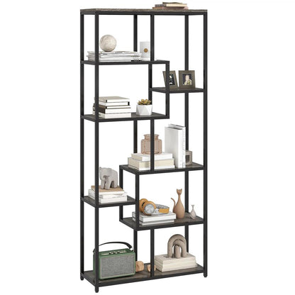 HOMCOM Seven-Tier Geometric Bookcase Additional View 21