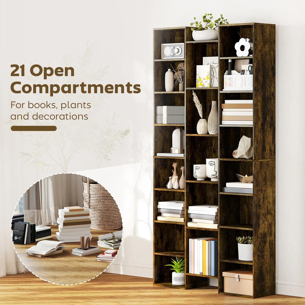 HOMCOM 21-Compartment Bookshelf Additional View 15