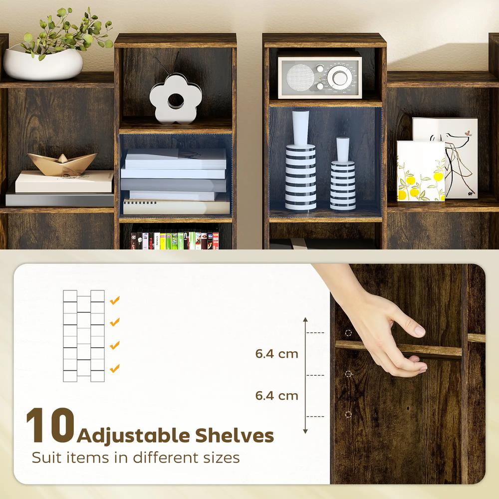 HOMCOM 21-Compartment Bookshelf Additional View 16