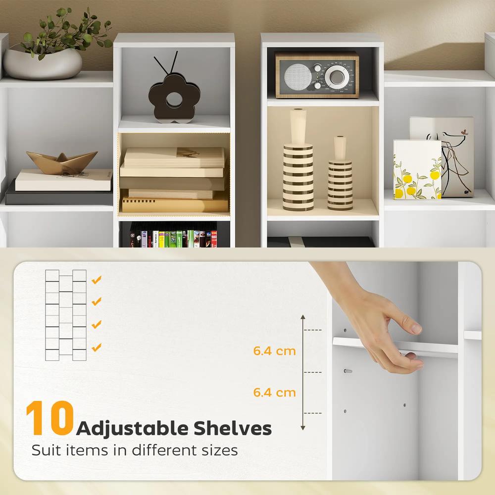 HOMCOM 21-Compartment Bookshelf Additional View 27
