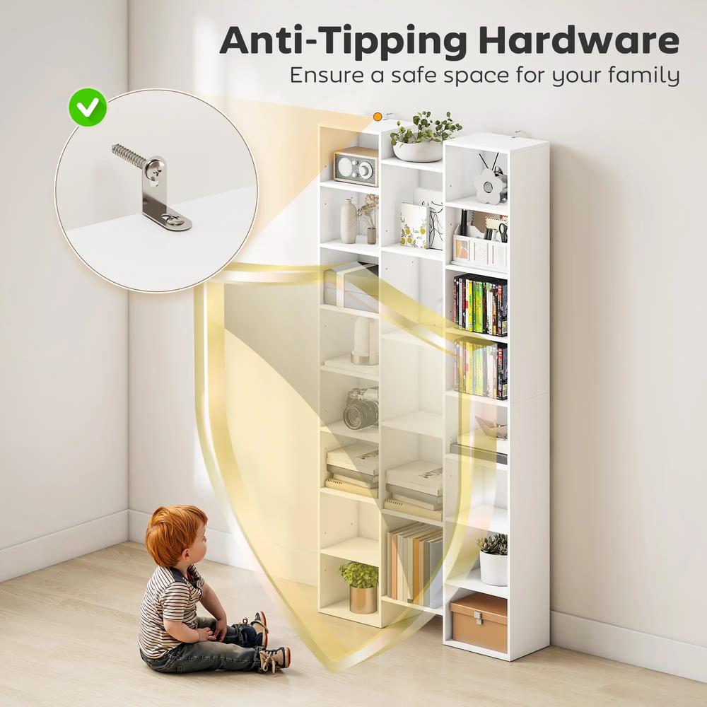 HOMCOM 21-Compartment Bookshelf Additional View 28