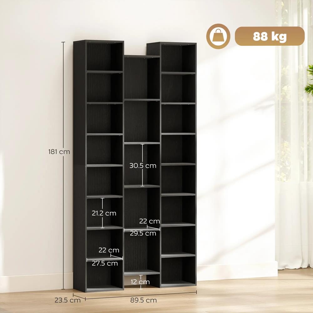 HOMCOM 21-Compartment Bookshelf Additional View 3