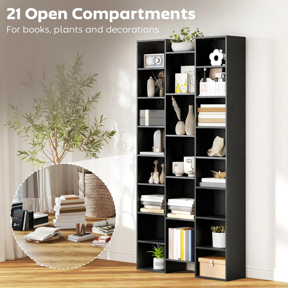 HOMCOM 21-Compartment Bookshelf Additional View 4
