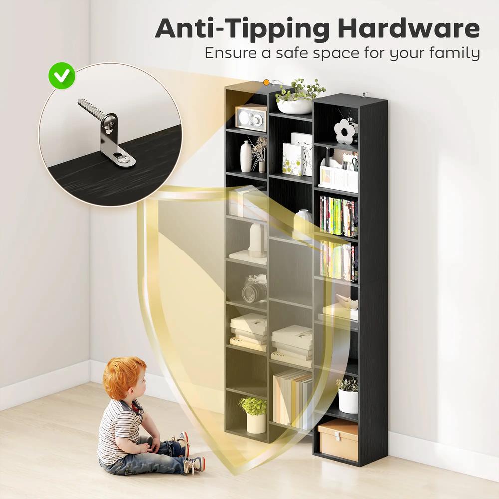 HOMCOM 21-Compartment Bookshelf Additional View 6