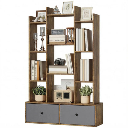 HOMCOM 12 Shelf Storage Unit, with Drawers Additional View 11