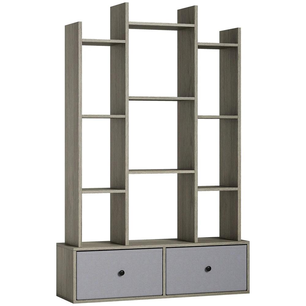 HOMCOM 12 Shelf Storage Unit, with Drawers Additional View 12