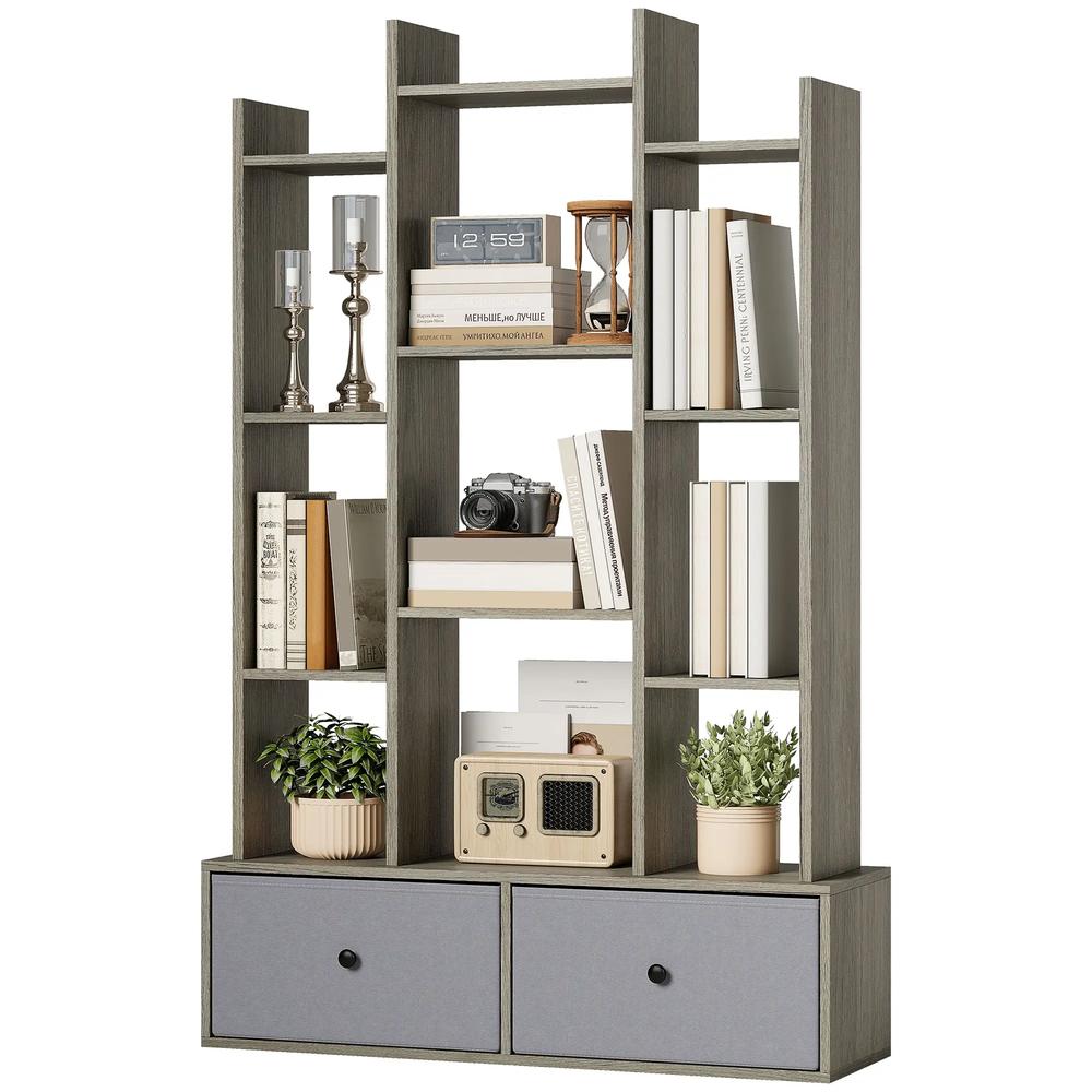 HOMCOM 12 Shelf Storage Unit, with Drawers Additional View 22