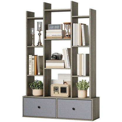 HOMCOM 12 Shelf Storage Unit, with Drawers Additional View 22