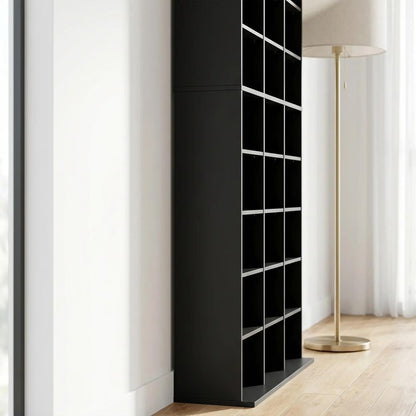 HOMCOM 835 CD/500 DVD Storage Unit, Blu-ray Media Storage Shelf with 27 Compartments and 21 Adjustable Shelves Additional View 11