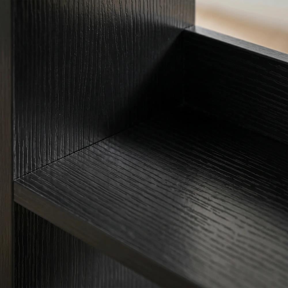 HOMCOM 7 Tiers Bookshelf, L-Shaped Corner Bookcase with Anti-Slip Rear Guard Additional View 25