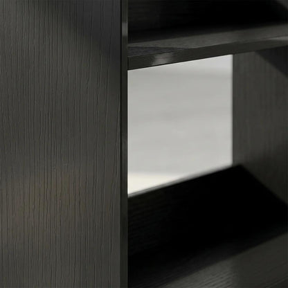 HOMCOM 7 Tiers Bookshelf, L-Shaped Corner Bookcase with Anti-Slip Rear Guard Additional View 28