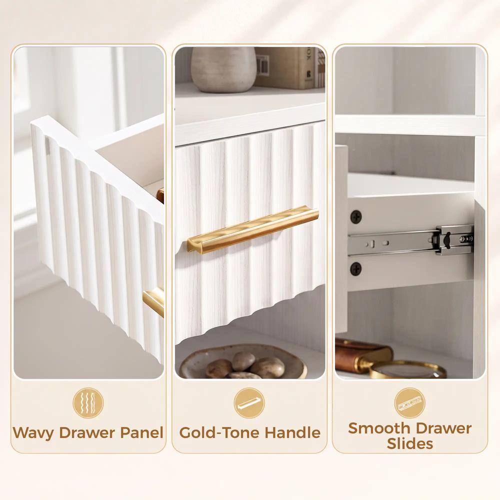 HOMCOM Bookcase Narrow Tall Space-Saving Bookshelf Drawer Open Shelves 60 x 24 x 182 cm Additional View 36