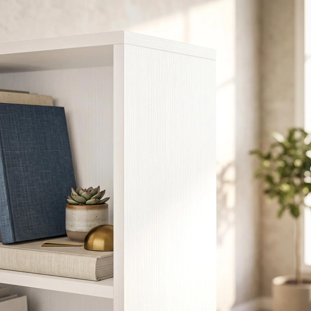 HOMCOM Bookcase Narrow Tall Space-Saving Bookshelf Drawer Open Shelves 60 x 24 x 182 cm Additional View 42