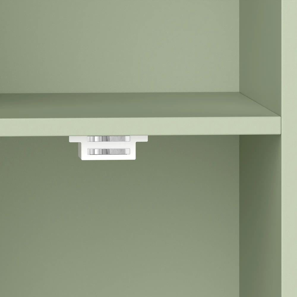 HOMCOM Bookcase Adjustable Shelf Bookshelf Anti-Tip Hardware 6-Tier Storage Cabinet Additional View 12