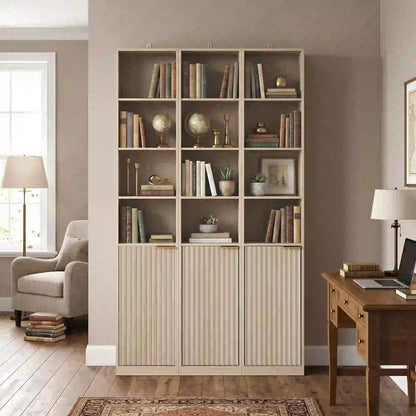 HOMCOM Bookcase Adjustable Shelf Bookshelf Anti-Tip Hardware 6-Tier Storage Cabinet Additional View 23