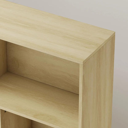 HOMCOM 10-Cube Bookcase, 3-Tier Book Shelf with Solid Wood Legs, 140 cm Modern Bookshelf with Anti-Tip Kit Additional View 11