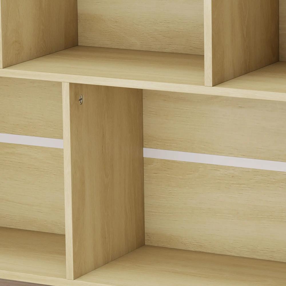 HOMCOM 10-Cube Bookcase, 3-Tier Book Shelf with Solid Wood Legs, 140 cm Modern Bookshelf with Anti-Tip Kit Additional View 13